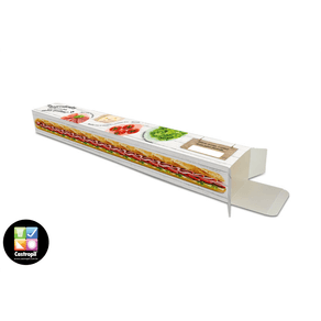 Pris (Pd4) Caixa P/ Lanche De Metro C/25