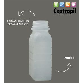 Deco Garrafa Plastica  200Ml C/100
