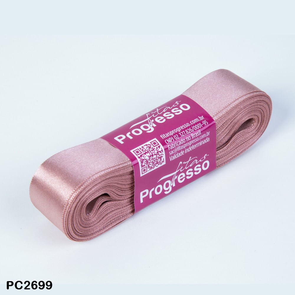 Fita de Cetim Face Simples Nº 05 com 10 Metros - Progresso