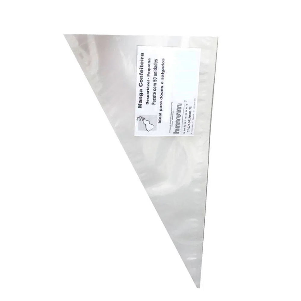 Hmvm Saco P/ Confeitar 47X26Cm Boca G C/50