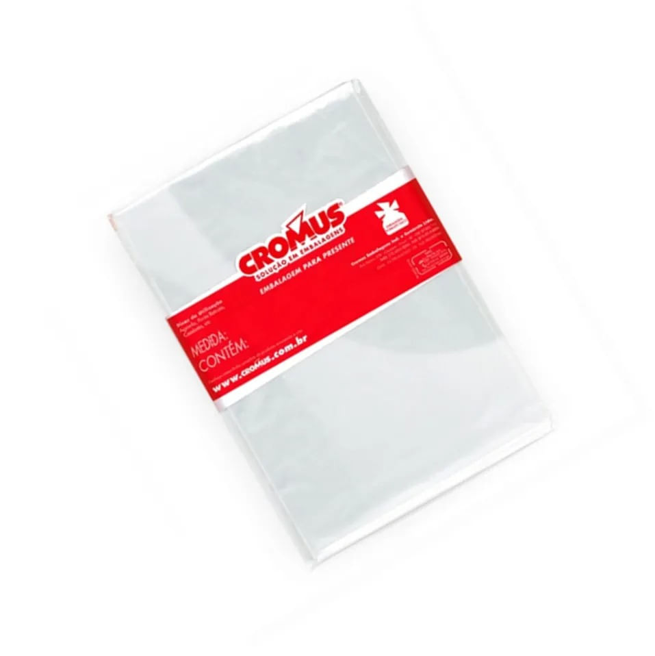 Encontraproduto.com.br - Cromus Saco Poli Transparente Cromus, Multicor, pacote de 100