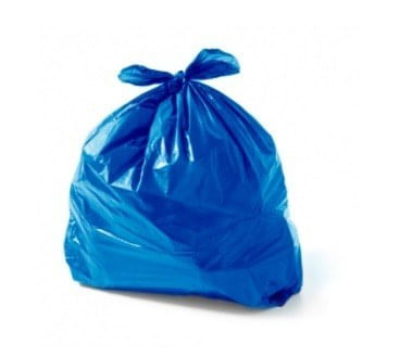 Saco Plast Rec.95X105X0,18 100Lt Azul C/5Kg